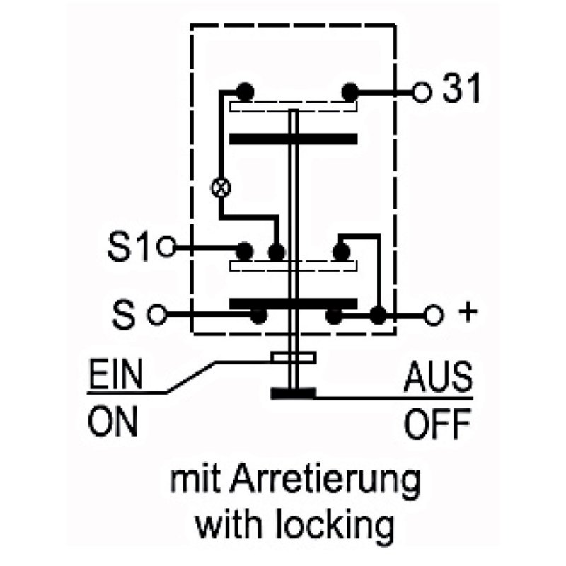 Druckknopfschalter