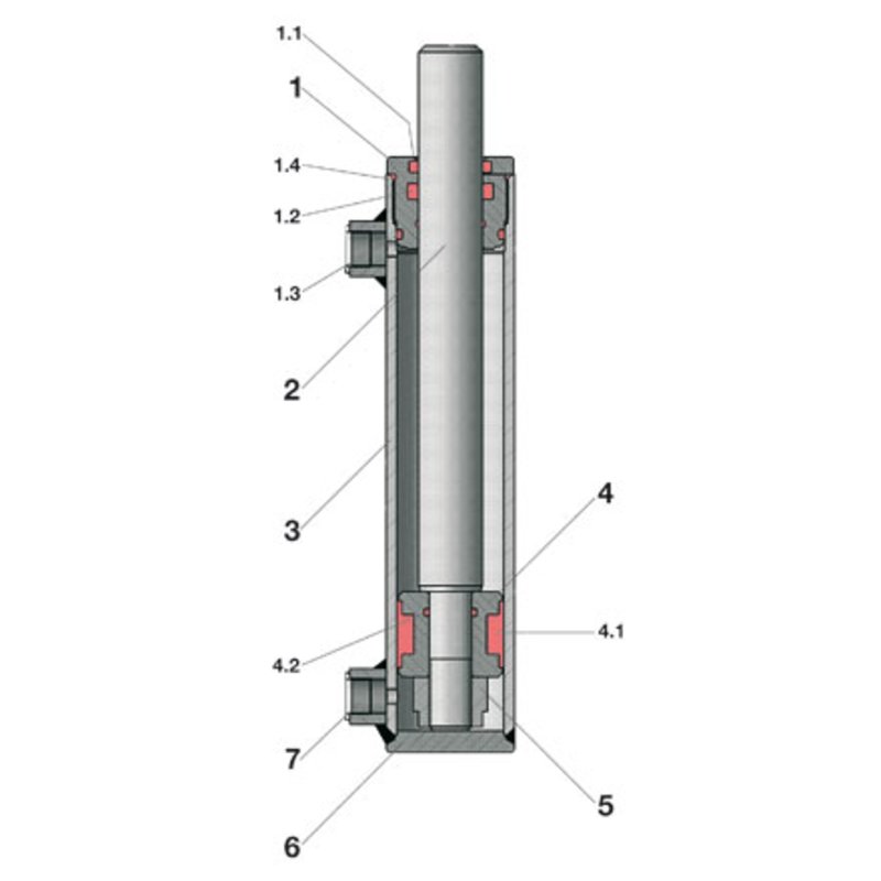 Kolbendichtung 80/60/22,4