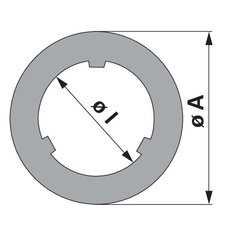 Innenlamelle 92,6 x 132 mm