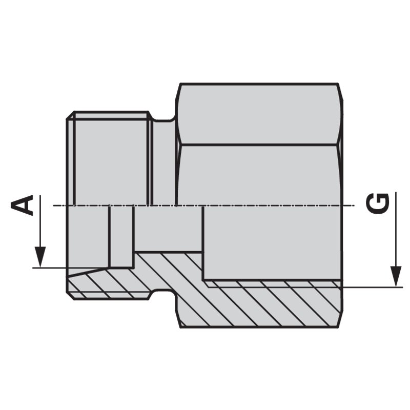 Gerade Aufschraubverschraubung