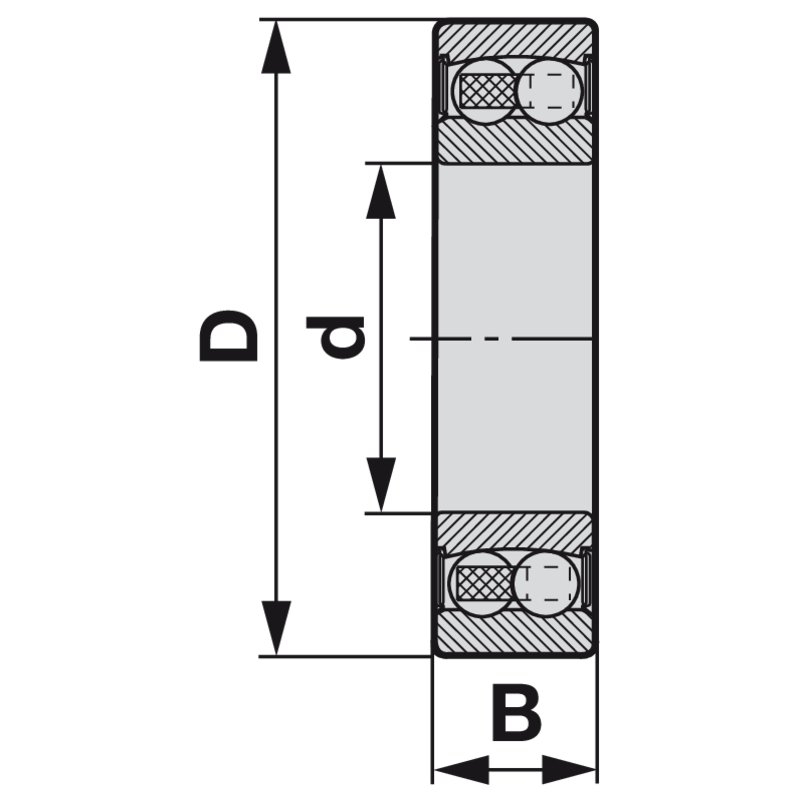 Cuscinetti orientabili a sfere