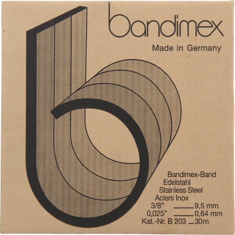 Bandimex Bandrolle Edelstahl