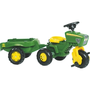 Minitrac John Deere mit Anhänger Spielzeug 052769 - rollytoys