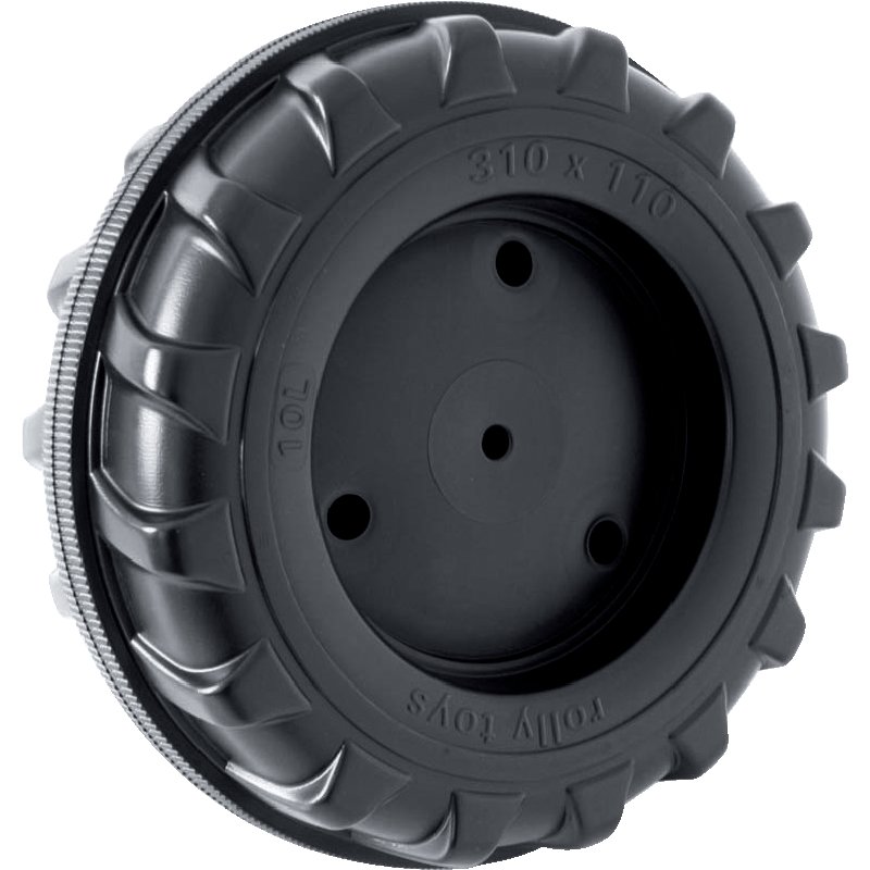 Vorderrad 310 x 110 Achse Dm 10 mit Laufreifen Spielzeug 79800400080 - rollytoys