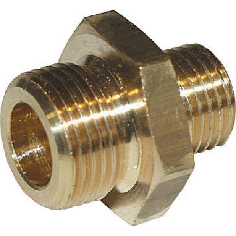 Doppelnippel Messing