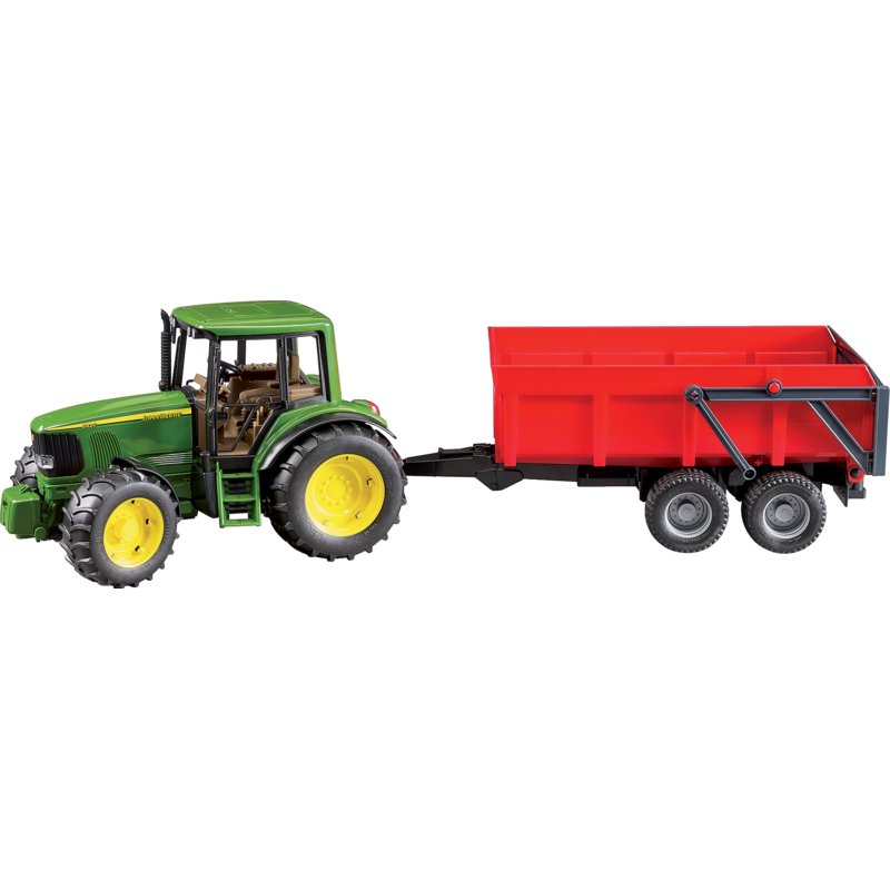 Traktor John Deere 6920 mit Wannenkipper rot Spielzeug 02057 - Bruder
