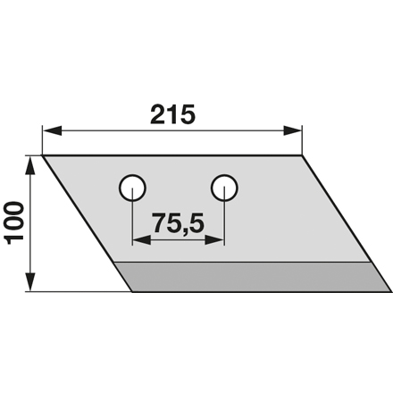 Avanvomere sinistro, invece di Pöttinger 921.06.225.0