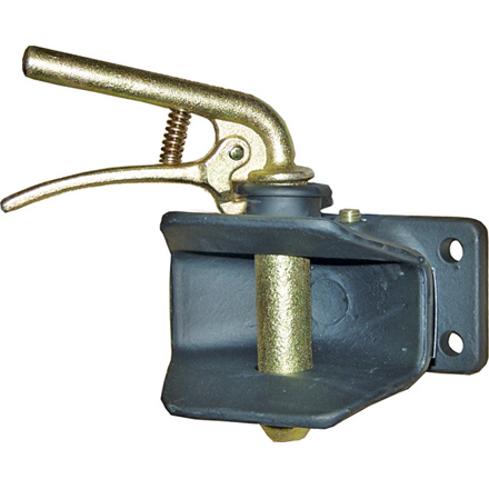 Gancio traino con flangia manuale 120x55mm foro Dm 15mm