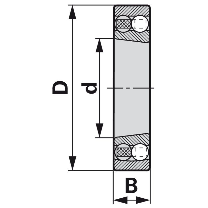 Cuscinetti orientabili a sfere
