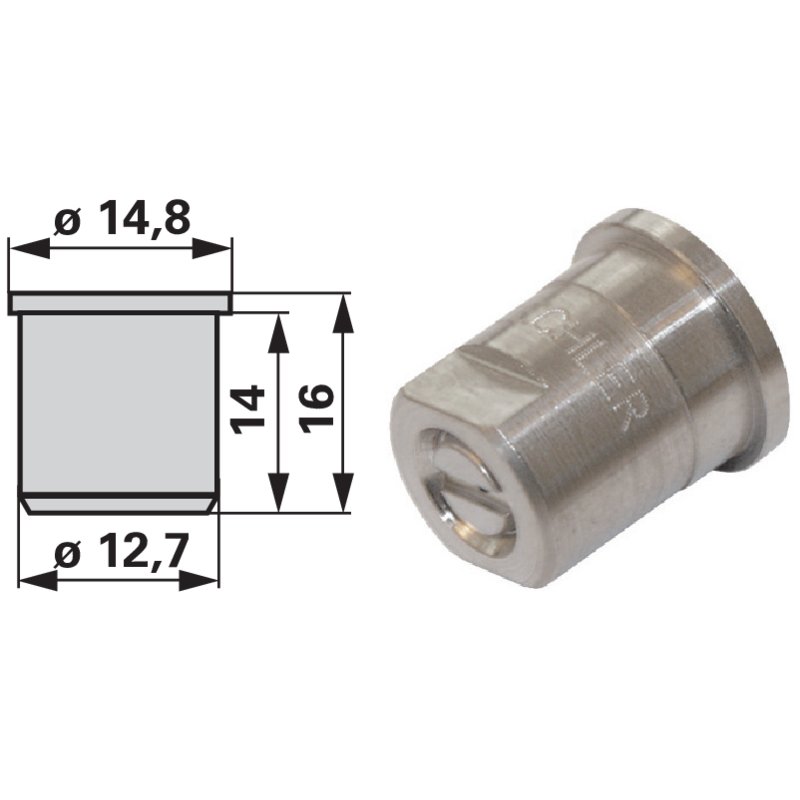 Flachstrahldüse 04 FL