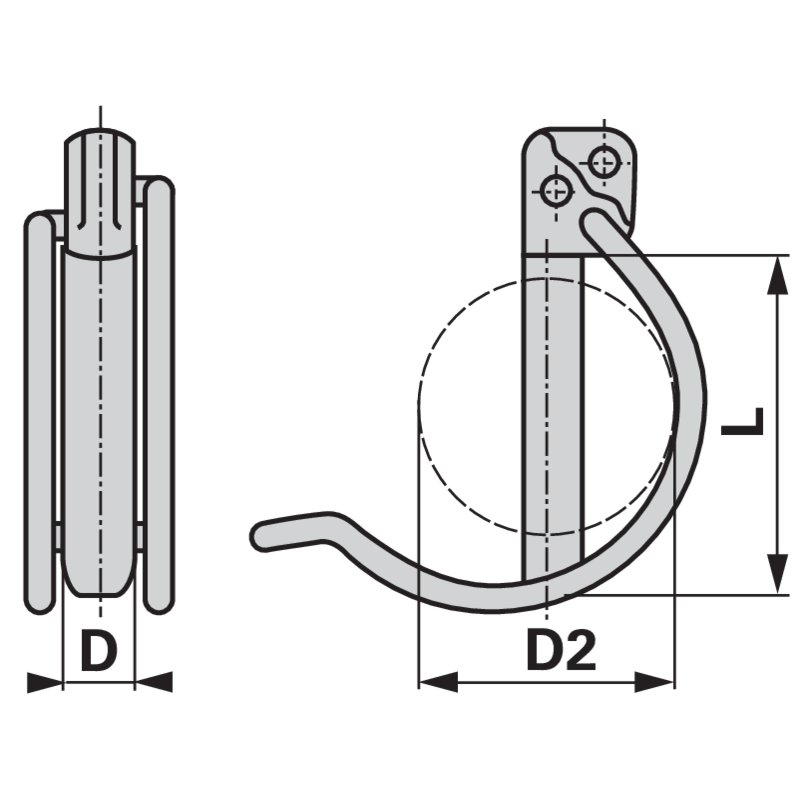 Presa tubolare 10,0 x 40 mm