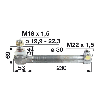 Achsschenkel rechts anstelle von Steyr 292410078