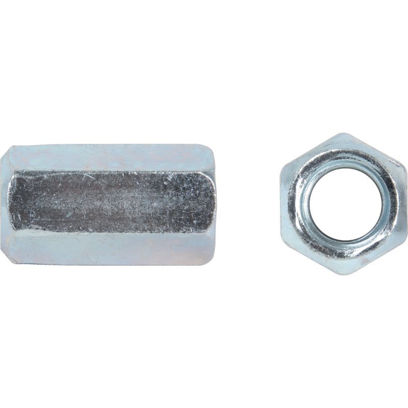 Verlängerungsmutter DIN6334 M18x2,50 Stahl verzinkt Klasse 6