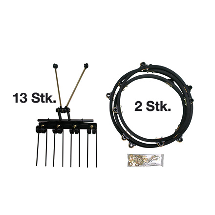 Cinghia completa Dx5068, 13 portadenti, 4 denti per fila