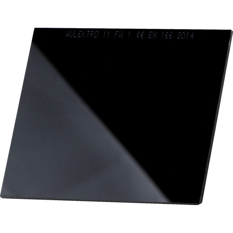 Vetro di protezione oscurato 90 x 110 mm, 10 pezzi oscurati secondo DIN A11