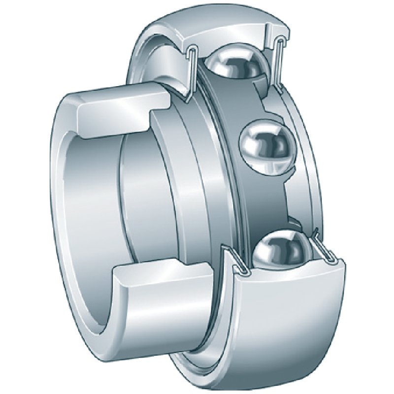 Spannlager RAE 30 NPP B Außenring ballig, mit Exzenterspannring