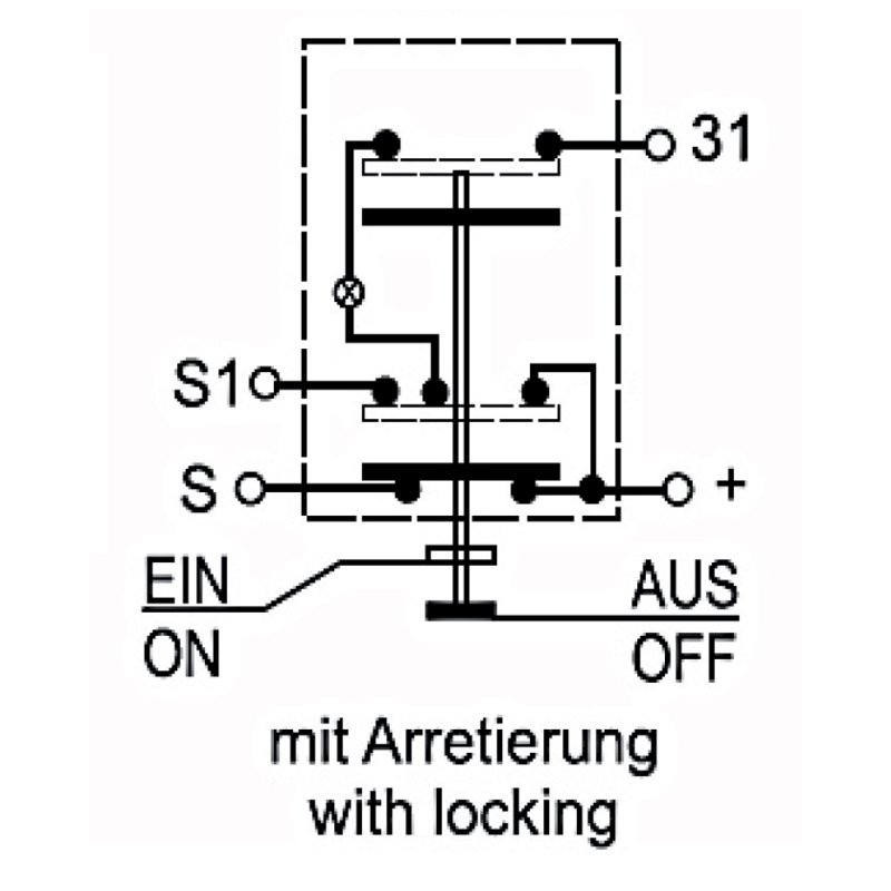 Druckknopfschalter