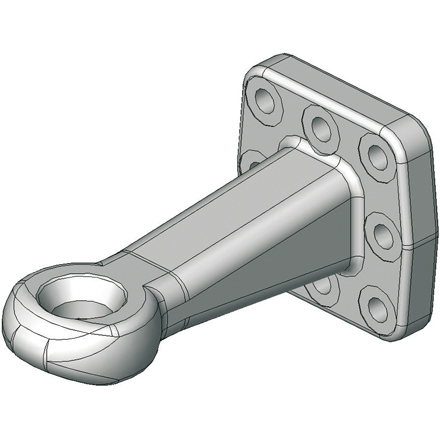 Zugöse D40 6Lo DIN11026 mit Büuchse 110x100mm