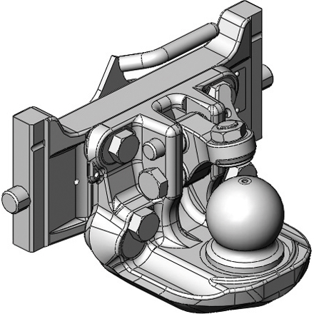 Adapterplatte für NH TG mit K80