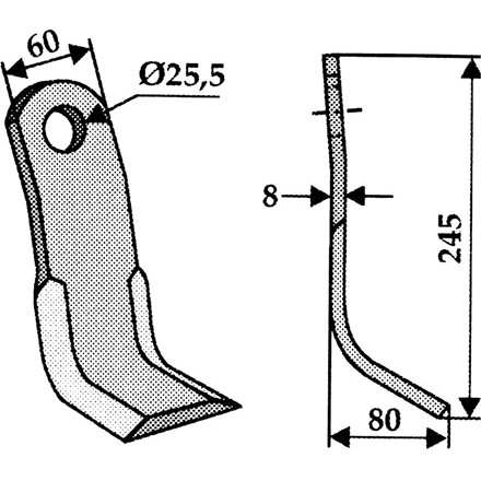 Lama a Y, invece di Claas 104906.0