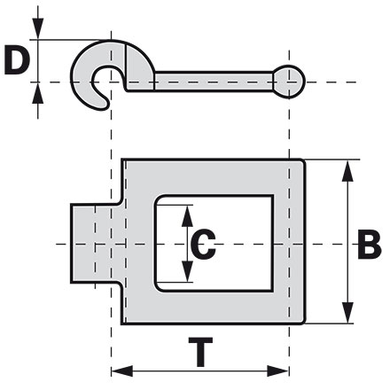Catena a maglie Kohlswa Type 62, forma A, passo 41,7 mm