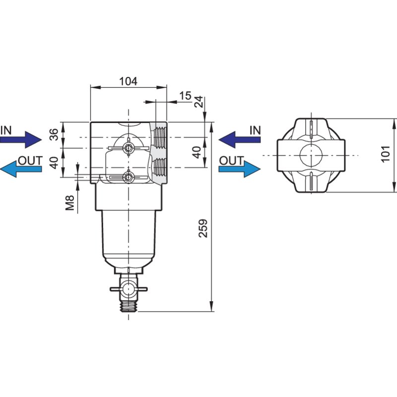 Filtro ad alta pressione