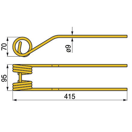 Dente invece di SIP 152870600 25 pezzi