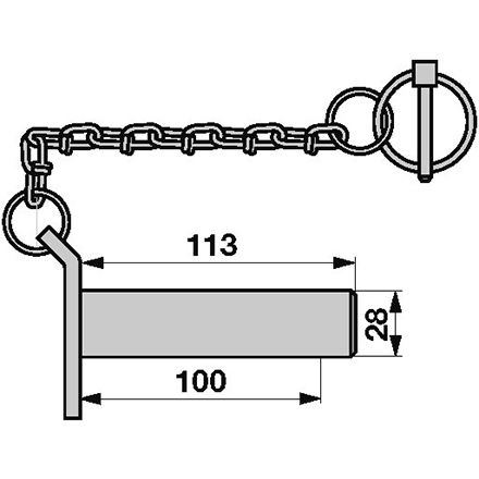 Zugfeder für Teleskop Oberlenker