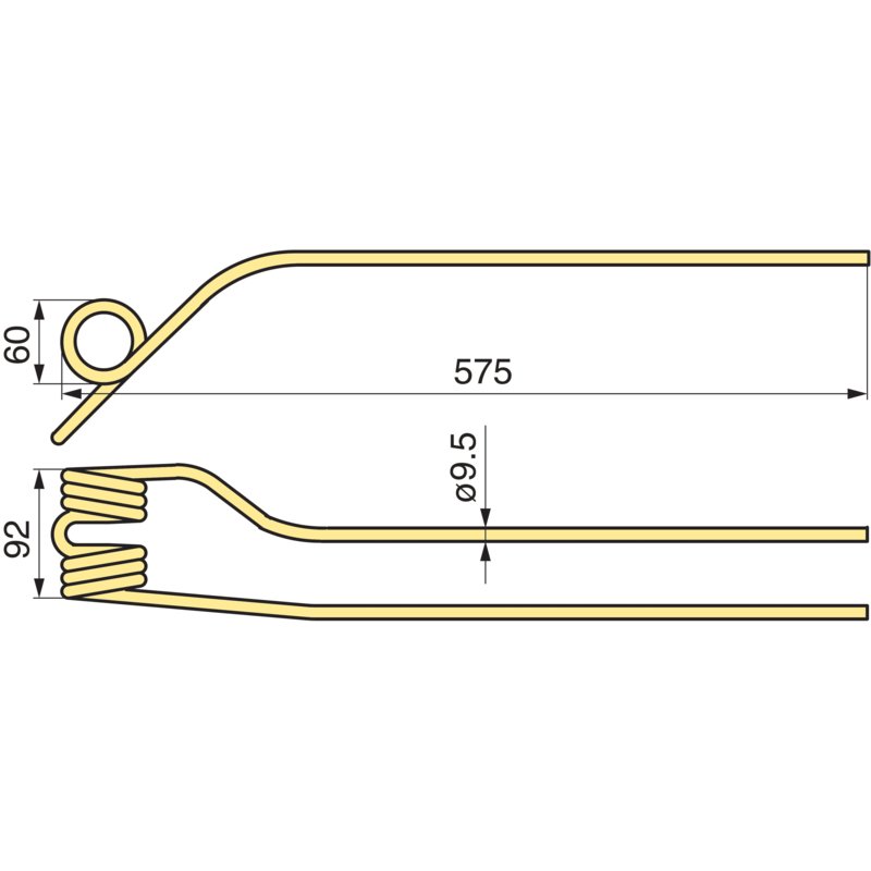 Kreiselschwaderzinke