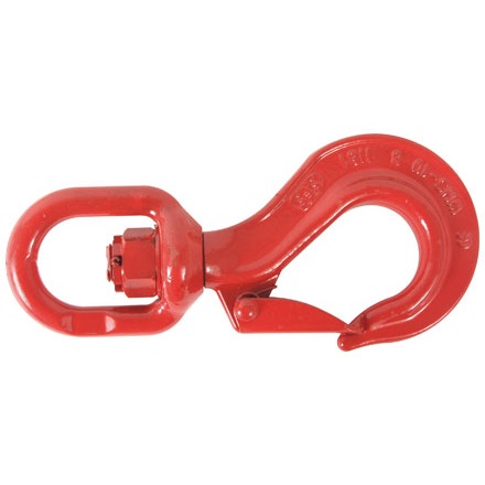 Lasthaken für Kette 10 mm, Güte 80, Rot