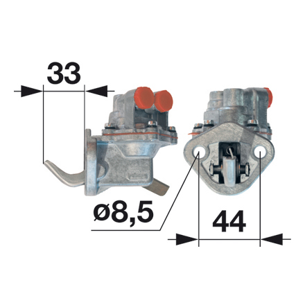 Kraftstoffpumpe zu MF