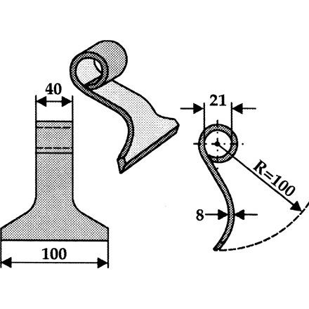 Martello trincia, invece di Agrimaster 3000548