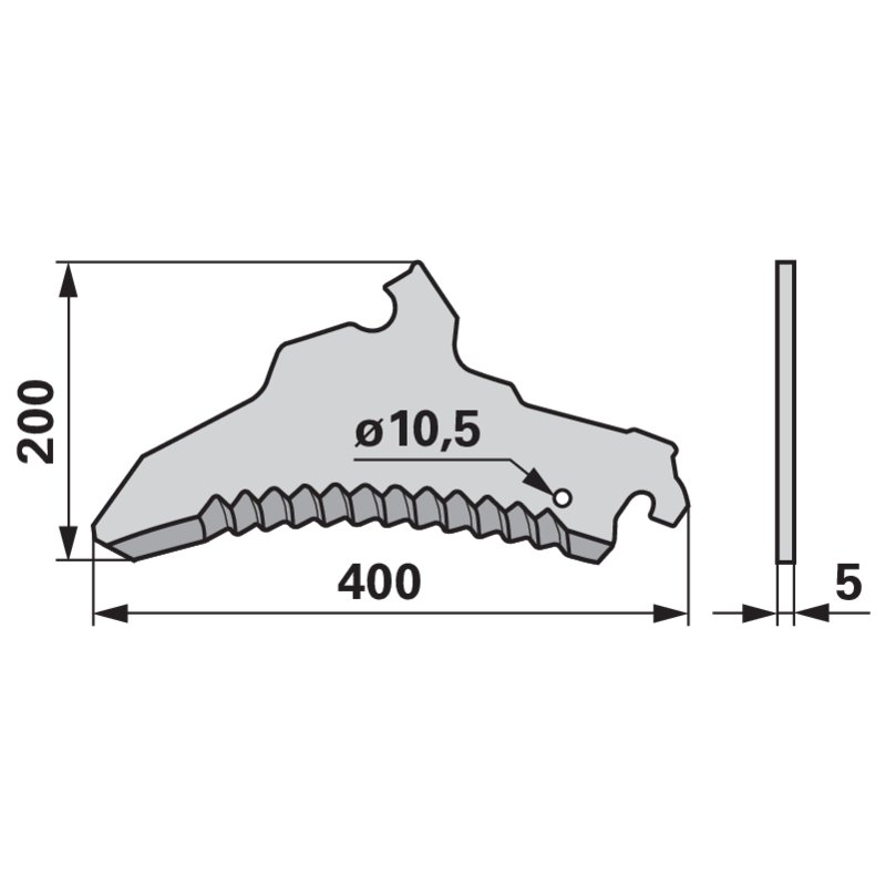 Ladewagenmesser