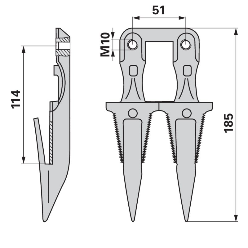 Doppelfinger anstelle von BCS 590.27624.5