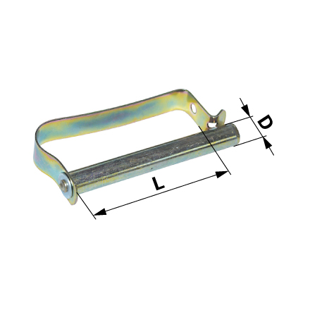 Spinotto con molla 10/65 mm