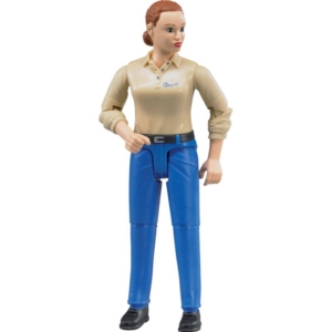 Figura donna con pantaloni blu giocattolo 60408 - Bruder