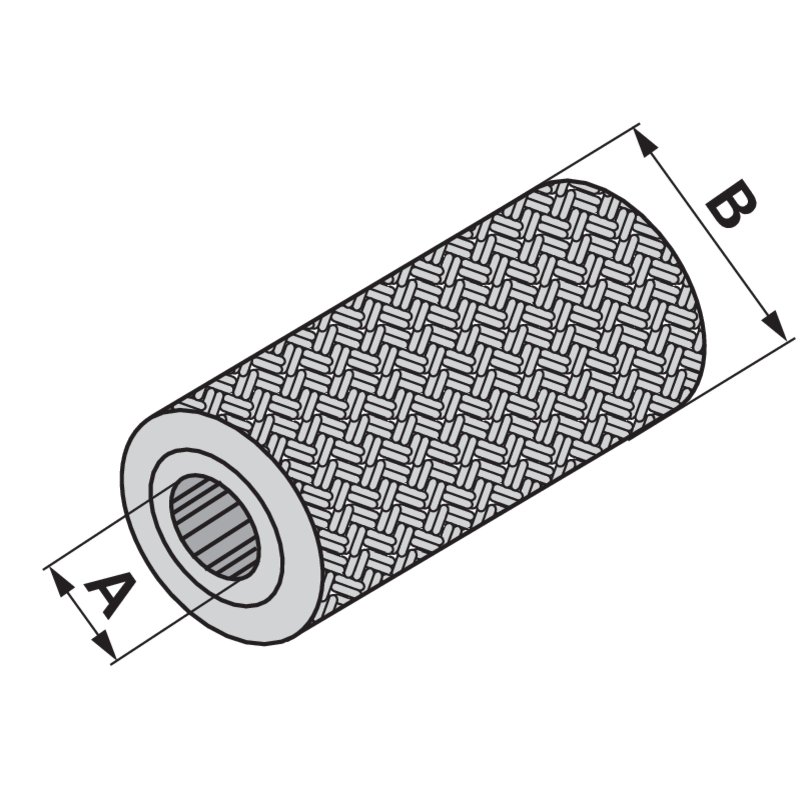 Kraftstoffschlauch NG 10, ID 9,5 mm, verzinkt, 10 m