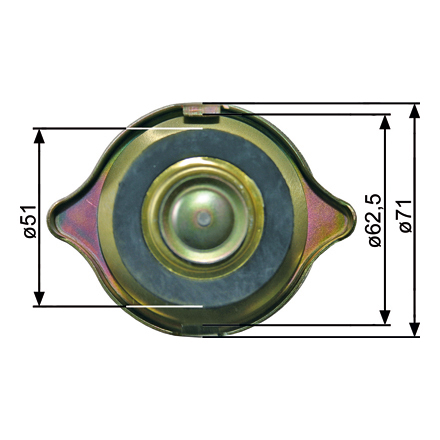 Kühlerverschluss anstelle von Steyr 137700530702