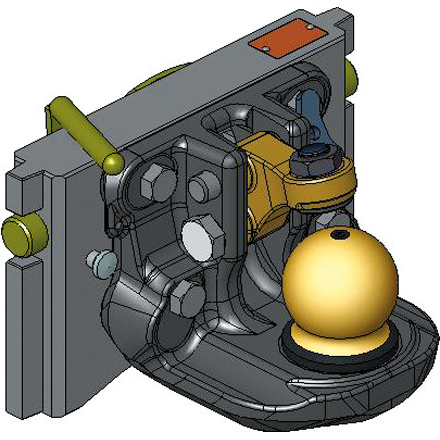 Adapterplatte mit K80 320 mm M20 NH