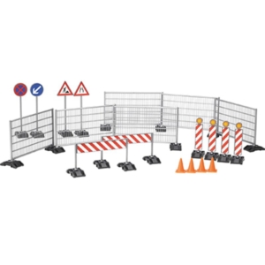 Set da cantiere recinzioni e cartelli giocattolo 62007 - Bruder