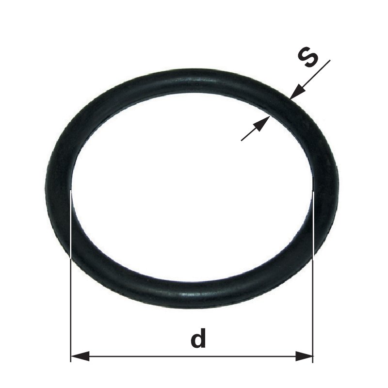 Gummidichtring ital. System, 3 Zoll
