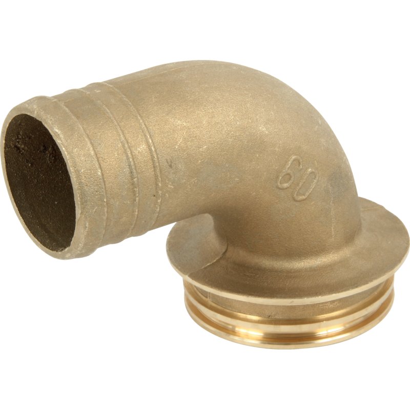 Schlauchanschluss AD 60 mm, gebogen - MZ