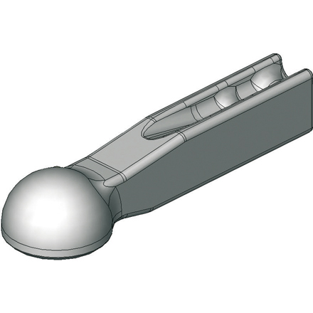 Occhione di traino a saldare K80 375 mm