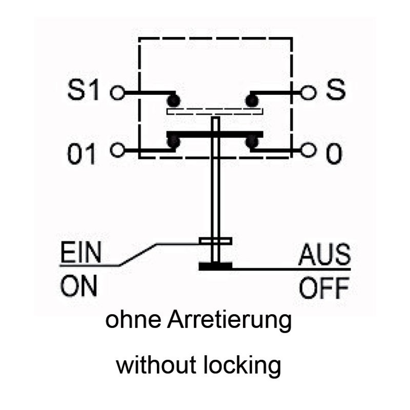 Druckknopfschalter Heben / Senken