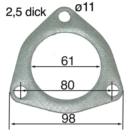 Flanschdichtung zu Krümmer MF