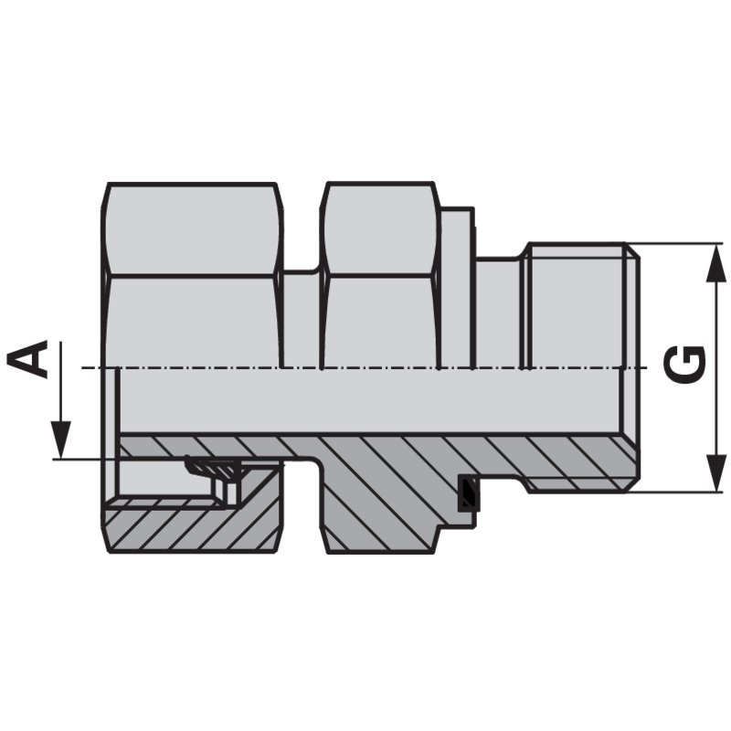 Gerader Einschraubstutzen