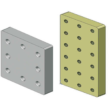 Anschweißplatte 110 mm M16