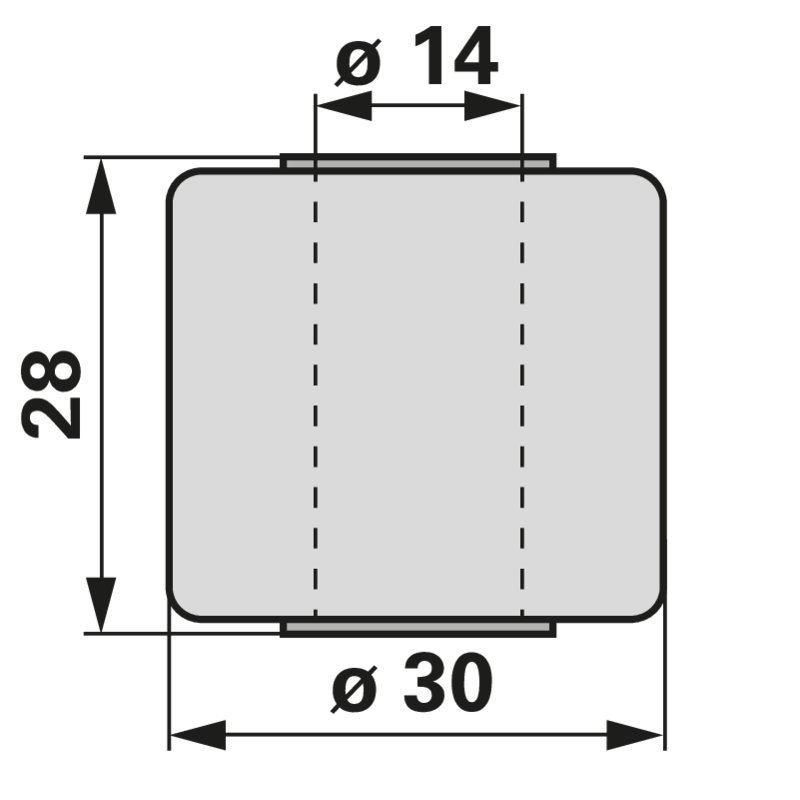 Silentblock zu Abdeckblech BCS 300.10144.0