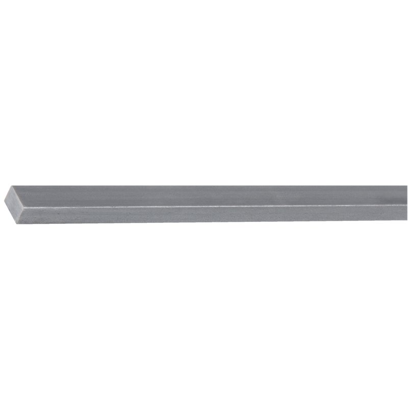 Cuneo in acciaio 5 x 5 x 1000 mm acciaio lucido, DIN6880