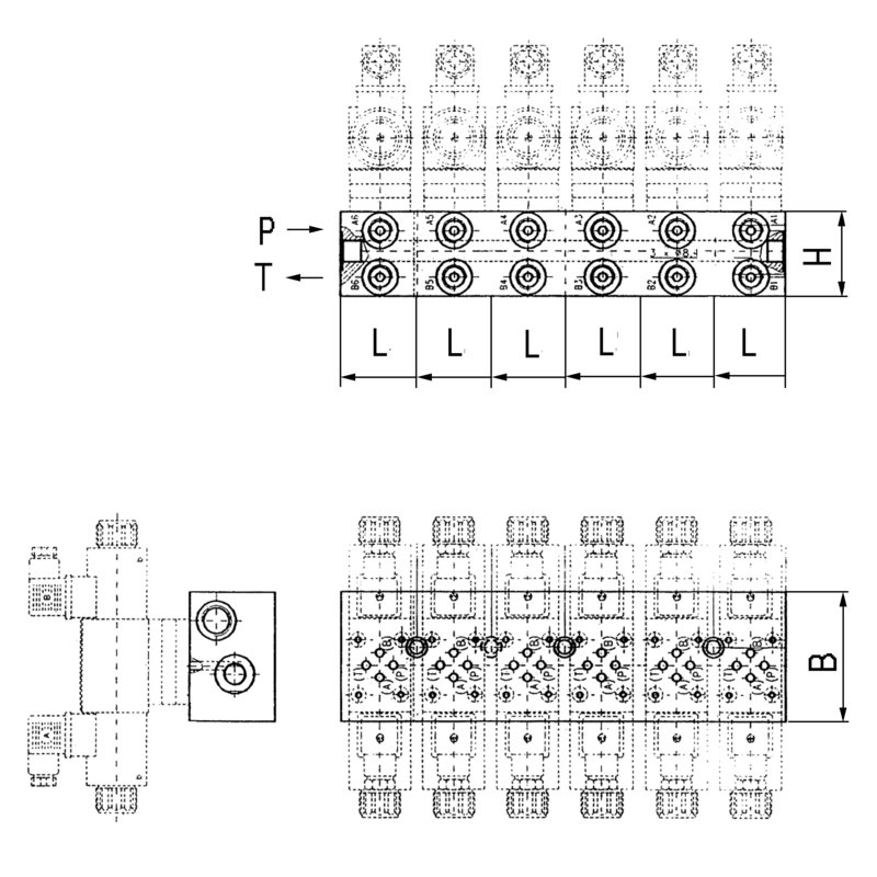 Reihenanschlussplatte